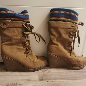 Wedged Boot
